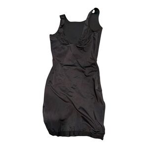 Maidenform Shapewear Slip Dress Small S Black Firm Control Lace Tank Body Shaper